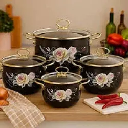 Набір емальованих каструль Edenberg EB-12623