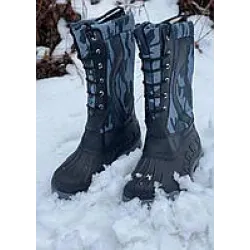 Чоловічі зимові чоботи бурки ЕВА високі Піксель на хутрі