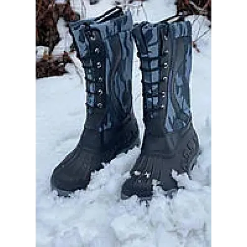 Чоловічі зимові чоботи бурки ЕВА високі Піксель на хутрі