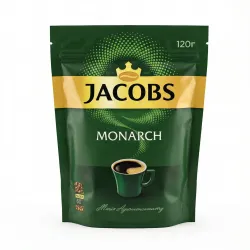 Кофе растворимый Jacobs Monarch 120 г (мягкая упаковка) | Классический, Сублимированный, Оригинал