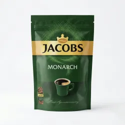 Кава розчинна Jacobs Monarch 60 г (м'яка упаковка) | Компактна, На 30 чашок, В дорогу