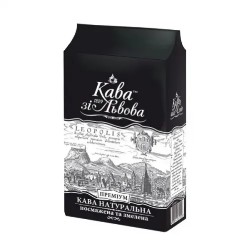 Кава мелена Кава зі Львова Преміум 225 г