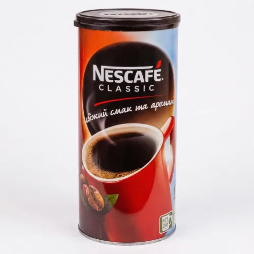 Кава розчинна Nescafé Classic 475 г | Залізна банка, Оригінал, Гранульована кава