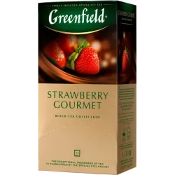 Чай чорний з полуницею та шоколадом Greenfield Strawberry Gourmet 25 пак.
