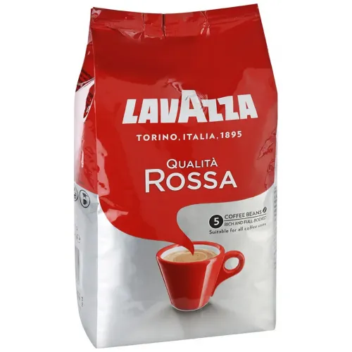 Кава в зернах Lavazza Qualita Rossa 1кг. Лавацца Росса