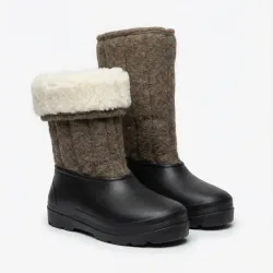 Бурки шитые из шинельного сукна (без галош), Теплые валенки-вкладыши в резиновые сапоги (размеры 38-45)