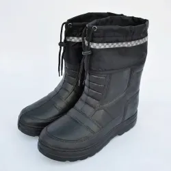 Чоловічі зимові чоботи ЕВА зі світловідбиваючою смугою. Теплі сноубутси 41-45