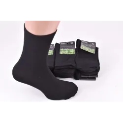 Шкарпетки чоловічі однотонні БАМБУК 40 - 45 | 12 пар