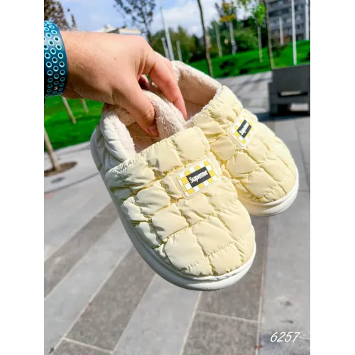 Капці дутики жіночі Marí капучино + світло жовтий 36 - 41