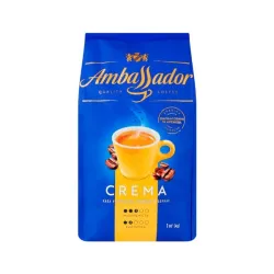 Кава Ambassador Crema у зернах 1 кг