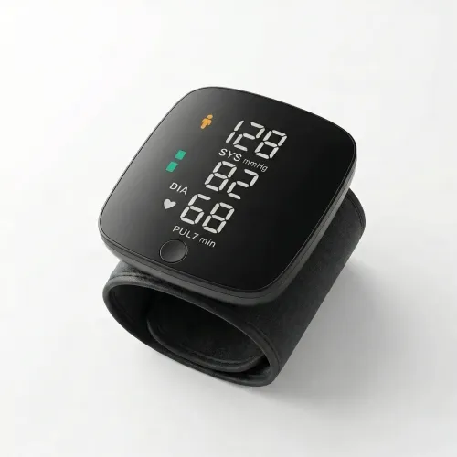 Автоматичний тонометр на зап'ястя акумуляторний USB. Електронний вимірювач тиску з кейсом