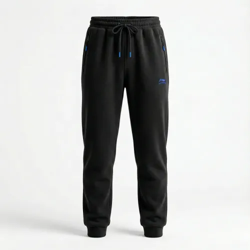 Чоловічі зимові спортивні штани Anta на флісі. Теплі прямі брюки з кишенями M-XXXL