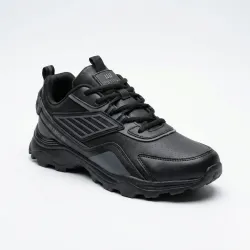 Чоловічі кросівки чорні еко-шкіра демісезонні Situo весна-осінь (р. 41-45)