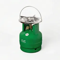 Газовий комплект VIP 5 л (Jan Svarka) з латунним краном, Балон газовий туристичний + Пальник