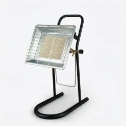 Газовый инфракрасный обогреватель на ножке. Керамическая горелка для гаража, склада, дачи