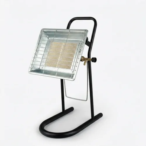 Газовий інфрачервоний обігрівач на ніжці. Керамічний пальник для гаража, складу, дачі