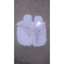 Теплі пухнасті жіночі хутряні кімнатні капці 36 — 41