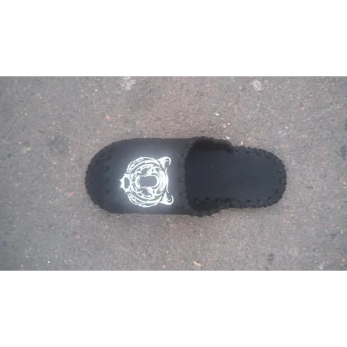 Хатні капці коричневі чоловічі капці, махрові 41-45