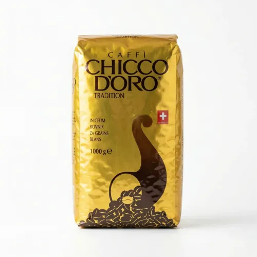 Кава в зернах Chicco D'oro Tradition 500 г (Швейцарія) | Елітна 100% Арабіка, Середнє обсмажування
