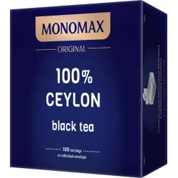 Чай чорний Мономах 100% Цейлон 2 г х 100 пакетиків