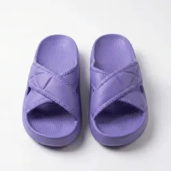 Шльопанці жіночі фіолетові Dago Style піна ЕВА. Легкі шльопки на платформі 37-41
