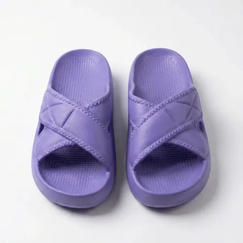 Шльопанці жіночі фіолетові Dago Style піна ЕВА. Легкі шльопки на платформі 37-41