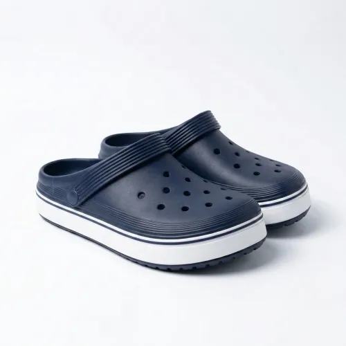 Сабо чоловічі сині Dago Style піна ЕВА. Стильні крокси на платформі 41-45