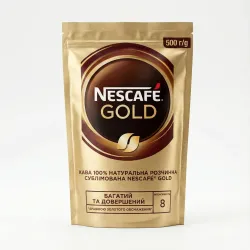 Кофе растворимый Nescafé Gold 500 г сублимированный, Кофе Нескафе Голд большая упаковка