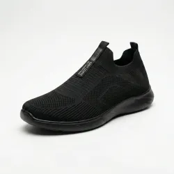 Чоловічі літні кросівки сліпони сітка чорні текстильні Saint Lonye (р. 41-45) 42