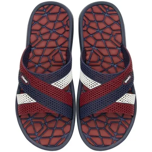 Шльопанці чоловічі бордові