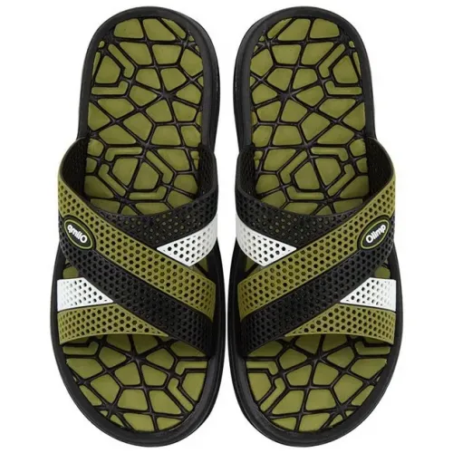 Шльопанці чоловічі зелені