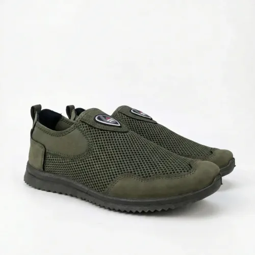 Підліткові сліпони хакі сітка. Літні мокасини для хлопчиків 36-40