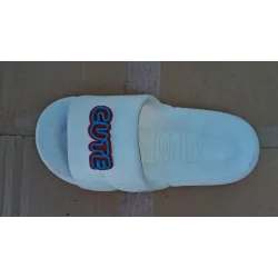 Капці шльопанці піна жіночі білі 3741 розмір