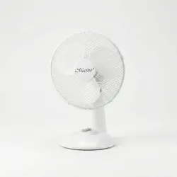 Вентилятор настільний Maestro MR-904 (Білий) — Потужний побутовий лопатевий вентилятор 3 швидкості для дому та офісу