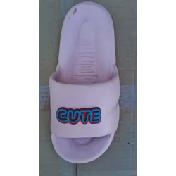 Шльопанці рожеві жіночі 2740 троянд