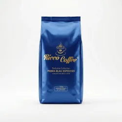 Кава в зернах Ricco Coffee Prima Blau Espresso 1 кг | Німецька якість, Насичений еспресо, Exclusive Collection
