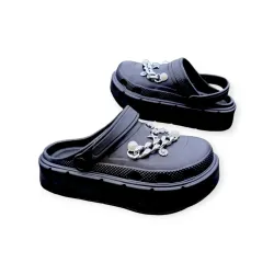 Кроксі женские 3741 розмер черніе пена  стразі