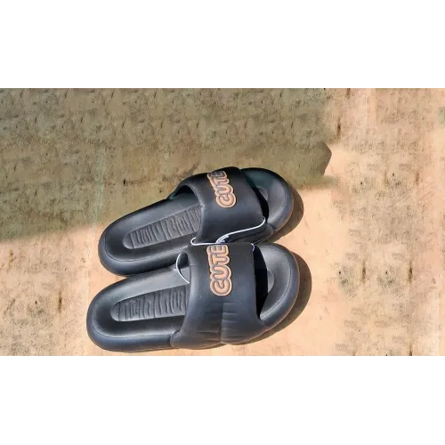 Жіночі шльопанці CUTE чорні – зручні, легкі, 36-41 розмір