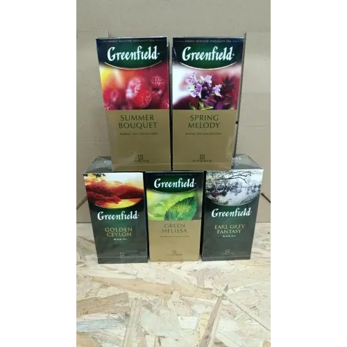 Грінфілд чай 25 пакетів в асортименті