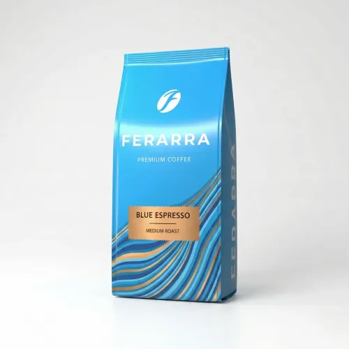 Кава в зернах Ferarra Blue Espresso 1 кг | Преміум бленд для еспресо, Середнє обсмажування