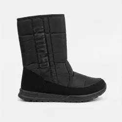 Чоловічі зимові чоботи дутики чорні на блискавці Untitled. Теплі непромокальні напівчоботи. Розміри 41-45