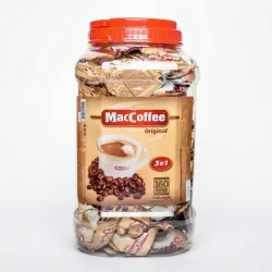 Кава 3в1 MacCoffee The Original 160 шт (банка) | Кавовий напій у стіках, МакКофе Оріджінал опт