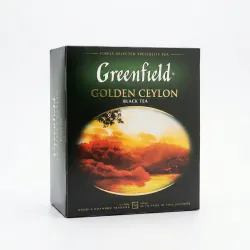 Чай чорний Greenfield Golden Ceylon 50 пакетиків | Цейлонський, В індивідуальних конвертах, Класичний