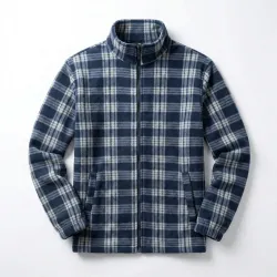 Чоловіча зимова кофта на хутрі DUNAUONE. Тепла флісова куртка на блискавці 52-62 (Батал) XXXXL