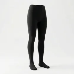 Жіночі теплі колготки на хутрі чорні, щільні зимові термоколготи з начосом (S, M, L, XL, 2XL) 4