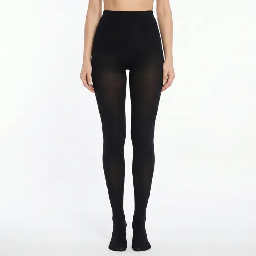 Жіночі теплі колготки на хутрі чорні, зимові термоколготки з начосом (розміри 42-46, 48-54) 2