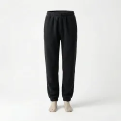 Чоловічі спортивні штани Туреччина 48-54 р, чорні трикотажні брюки на манжетах, джогери з кишенями