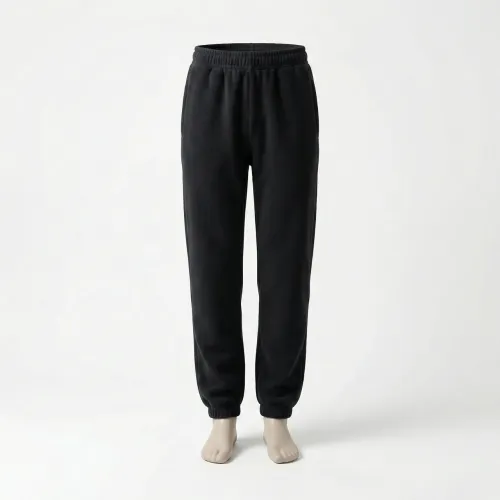 Чоловічі спортивні штани Туреччина 48-54 р, чорні трикотажні брюки на манжетах, джогери з кишенями