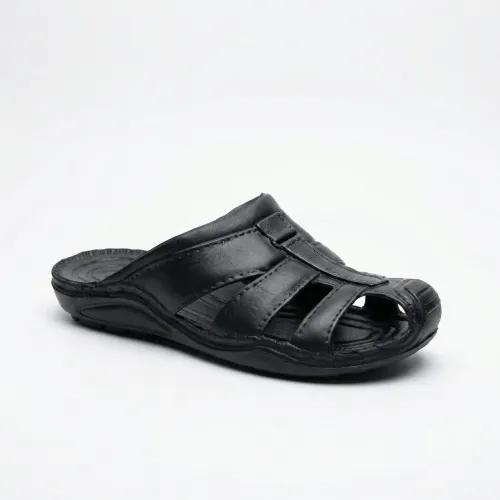 Сабо чоловічі чорні піна ЕВА (кроки). Легкі літні шльопанці для саду та роботи 40-45