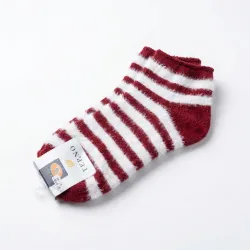 Теплі шкарпетки ангора в смужку. Зимові термошкарпетки жіночі/унісекс 37-42 р.